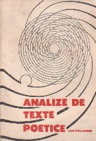 Analize de Texte Poetice - Antologie