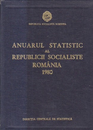 Anuarul Statistic al Republicii Socialiste Romania 1980