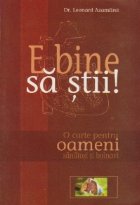 bine stii carte pentru oameni