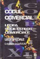 Codul comercial si norme procedurale cu modificarile pana la 19 aprilie 2003