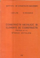 Constructii metalice si elemente de constructii, Partea a II-a - Stavile metalice (Editie 1979)