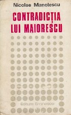 Contradictia lui Maiorescu Editia