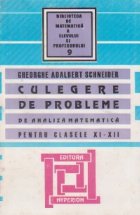 Culegere de probleme de analiza matematica pentru clasele XI-XII