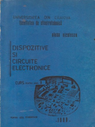 Dispozitive si circuite electronice, Curs pentru anul II