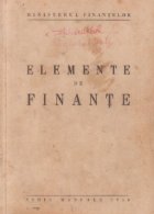 Elemente de finante