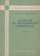 Elemente de transformari geometrice, Partea a treia