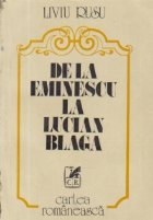 Eminescu Lucian Blaga alte studii