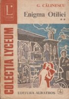 Enigma Otiliei Volumul lea