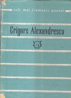 Grigore Alexandrescu - Poezii