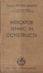 Indicator tehnic in constructii (Asquini, Editie 1938)