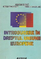 Introducere in dreptul Uniunii Europene