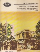 Istoria civilizatiei romane moderne, Volumul al II-lea