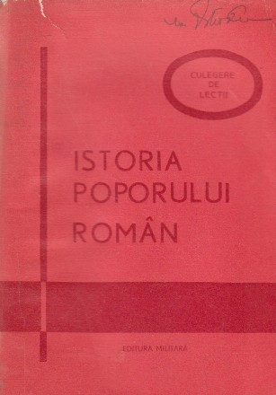 Istoria poporului roman - Culegere de lectii (Toderascu)