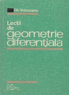 Lectii de geometrie diferentiala