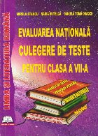 Limba si literatura romana - Evaluare Nationala, Variante de teste dupa modelul MEN pentru clasa a VII-a