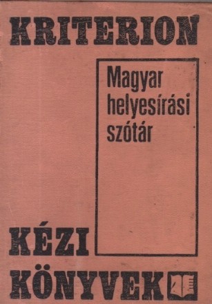 Magyar Helyesirasi Szotar (Dictionar ortografic maghiar)