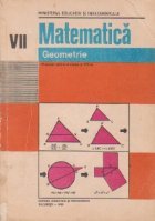 Matematica - Geometrie, Manual pentru  clasa a VII-a (Editie 1984)
