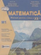 Matematica - manual pentru clasa a XII-a (M1)