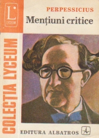 Mentiuni critice (Pagini alese)