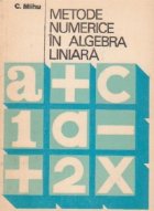 Metode numerice in algebra liniara