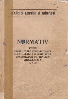Normativ privind proiectarea si executarea instalatiilor electrice, la consumator, cu tensiuni pina la 1000 V.