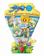 Pachet Pixi in limba germana pentru copii - Pixis Riesen-Schultuete. 8 Pixi + 5 Lustige Schulanfangspiele