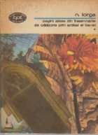 Pagini alese din insemnarile de calatorie prin Ardeal si Banat, Volumul I Pagini alese din insemnarile de calatorie prin Ardeal si Banat, Volumul I