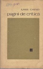 Pagini Critica Ilarie Chendi