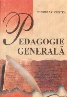 Pedagogie generala Pedagogie generala