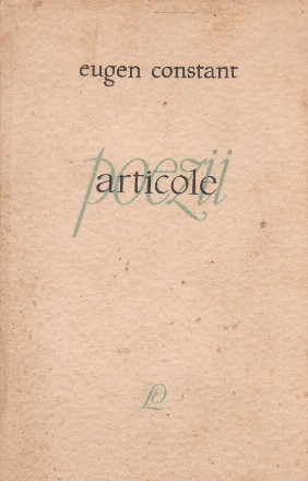 Poezii, Articole