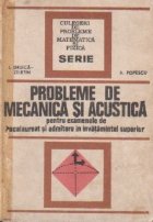 Probleme mecanica acustica pentru examenele