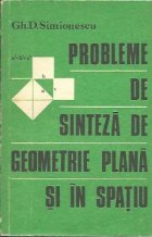 Probleme sinteza geometrie plana spatiu