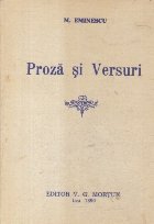 Proza Versuri (Reeditare Editor Mortun