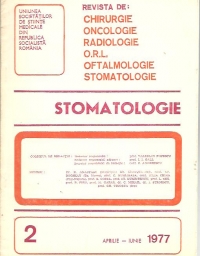 Stomatologia - Revista a societatii de stomatologie (1977/aprilie-iunie)