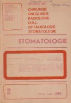 Stomatologia - Revista a societatii de stomatologie, Aprilie-Iunie 1989