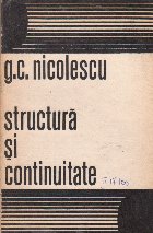 Structura continuitate (Pagini istorie literara)