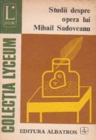 Studii despre opera lui Mihail Sadoveanu
