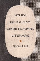 Studii de istoria limbii romane literare. Secolul XIX, 2