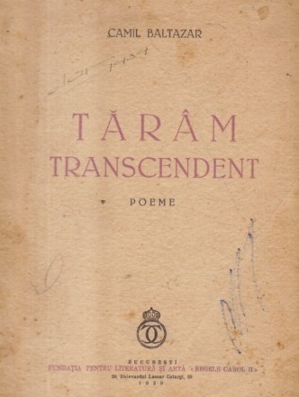 Taram Transcendent - Poeme (Camil Baltazar)