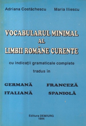 Vocabularul minimal al limbii romane curente